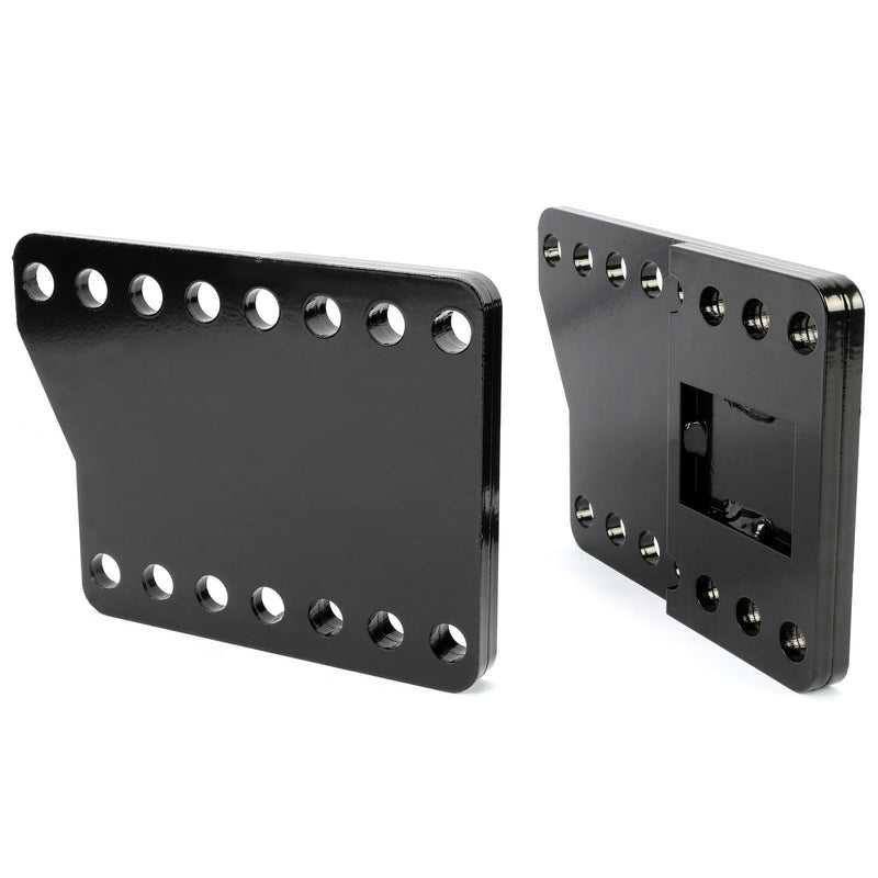 DURAFORCE Universal Black Snowplow Mount Drop Bracket Lift Level Kit Powder Coated Steel