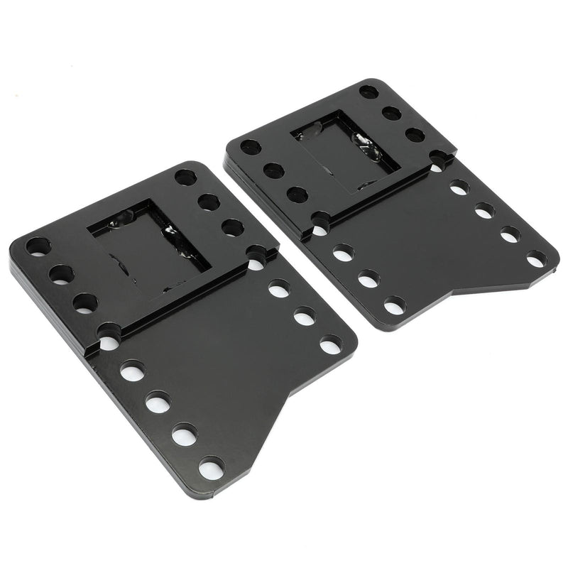 DURAFORCE Universal Black Snowplow Mount Drop Bracket Lift Level Kit Powder Coated Steel