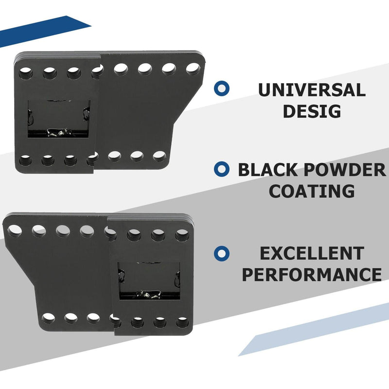 DURAFORCE Universal Black Snowplow Mount Drop Bracket Lift Level Kit Powder Coated Steel