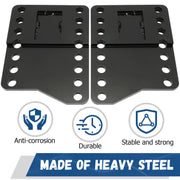 DURAFORCE Universal Black Snowplow Mount Drop Bracket Lift Level Kit Powder Coated Steel