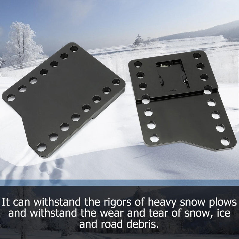 DURAFORCE Universal Black Snowplow Mount Drop Bracket Lift Level Kit Powder Coated Steel