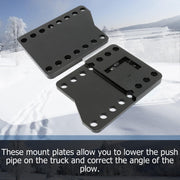 DURAFORCE Universal Black Snowplow Mount Drop Bracket Lift Level Kit Powder Coated Steel