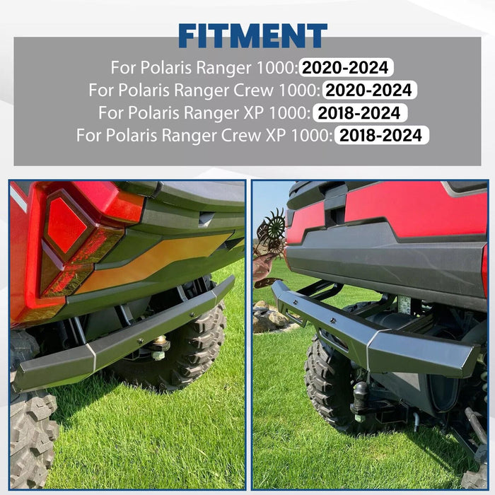 DURAFORCE For Polaris Rear Bumper Brushguard 2018-2024 Ranger 1000 Crew XP #2882529