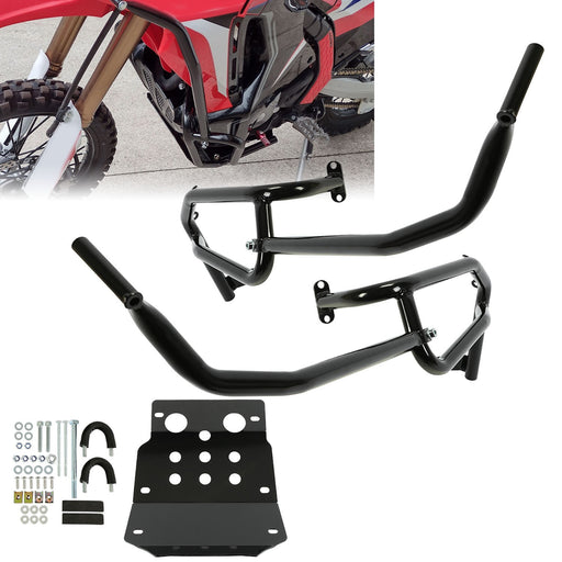 DURAFORCE For HONDA CRF250 Rally FULL CRASH BAR ENGINE GUARD Upper Lower Skid Plate 17-22