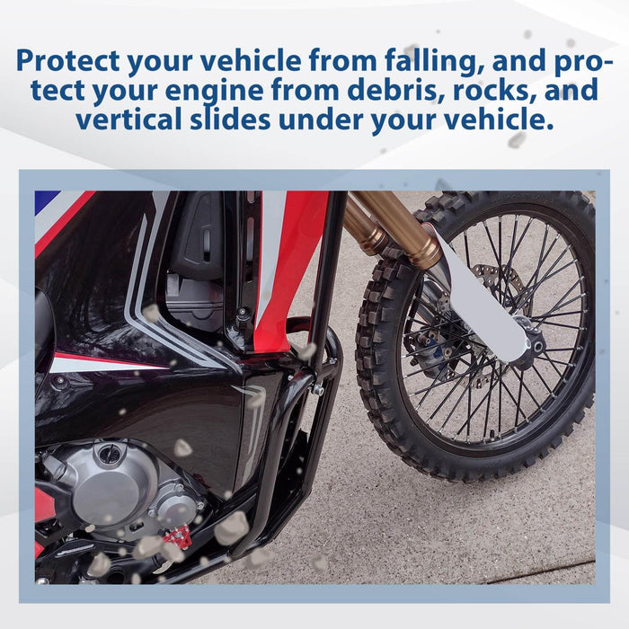 DURAFORCE For HONDA CRF250 Rally FULL CRASH BAR ENGINE GUARD Upper Lower Skid Plate 17-22