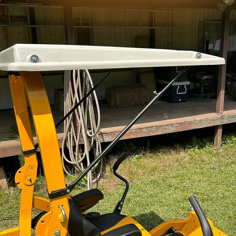 DURAFORCE Paintable Tractor Cab Top Canopy For John Deere Ztrak Mowers ROPS -White