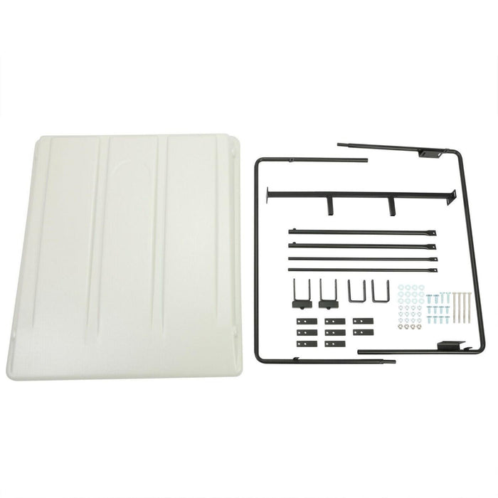 DURAFORCE Paintable Tractor Cab Top Canopy For John Deere Ztrak Mowers ROPS -White