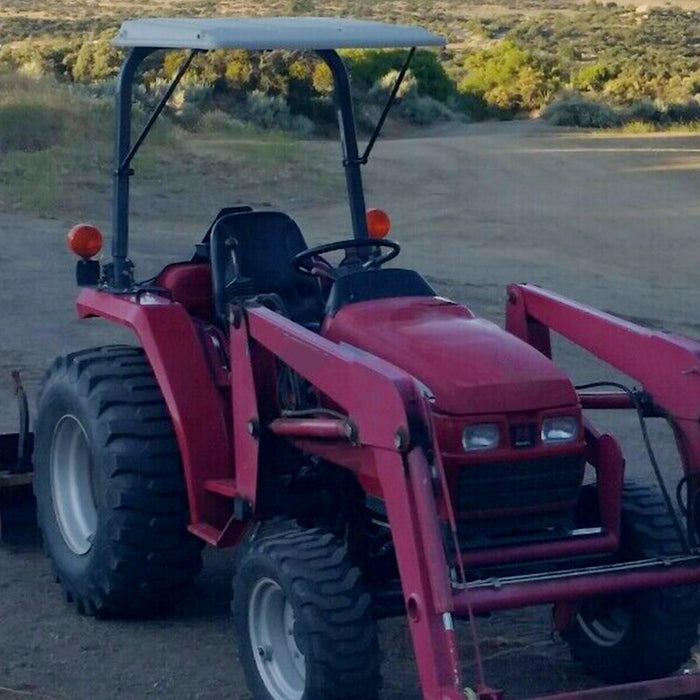 DURAFORCE Paintable Tractor Cab Top Canopy For John Deere Ztrak Mowers ROPS -White