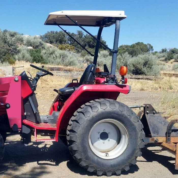 DURAFORCE Paintable Tractor Cab Top Canopy For John Deere Ztrak Mowers ROPS -White
