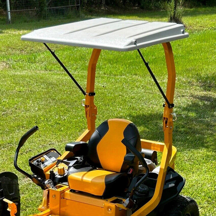 DURAFORCE Paintable Tractor Cab Top Canopy For John Deere Ztrak Mowers ROPS -White