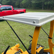 DURAFORCE Paintable Tractor Cab Top Canopy For John Deere Ztrak Mowers ROPS -White