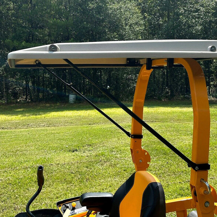 DURAFORCE Paintable Tractor Cab Top Canopy For John Deere Ztrak Mowers ROPS -White