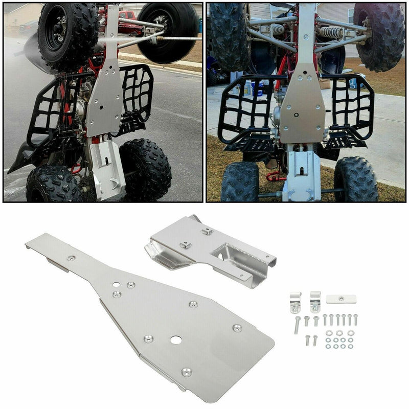 DURAFORCE For Yamaha Raptor 700 700R Full Chassis Glide Swing Arm Skid Plate Splash Guard
