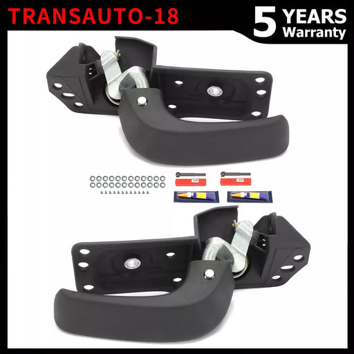 DURAFORCE Pair Left Right Inside Door Handle For 07-13 Chevy Silverado GMC Sierra 1500