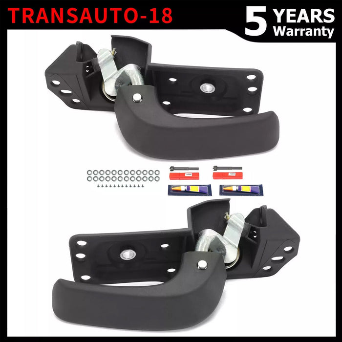 DURAFORCE Pair Left Right Inside Door Handle For 07-13 Chevy Silverado GMC Sierra 1500