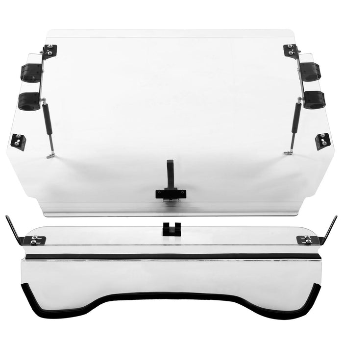 DURAFORCE 2-IN-1 Flip Front Windshield Scratch Resistant For Arctic Cat Wildcat 4 1000