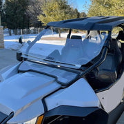 DURAFORCE 2-IN-1 Flip Front Windshield Scratch Resistant For Arctic Cat Wildcat 4 1000