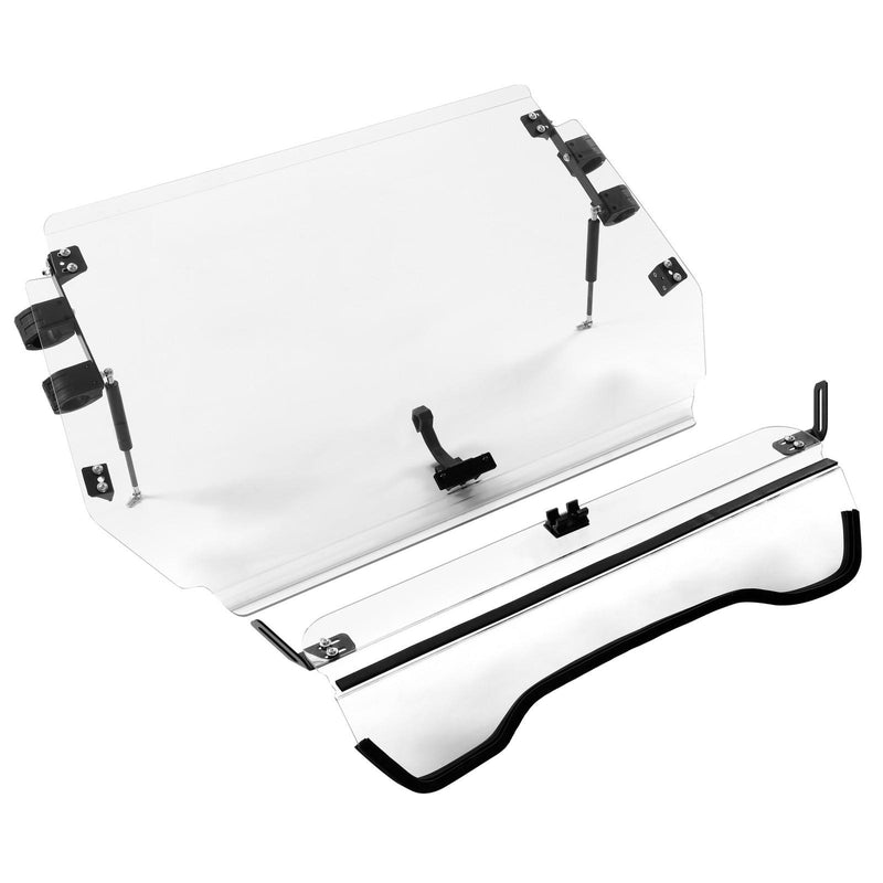 DURAFORCE 2-IN-1 Flip Front Windshield Scratch Resistant For Arctic Cat Wildcat 4 1000