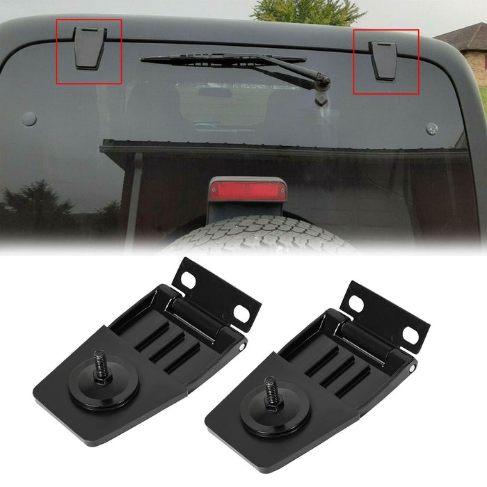 DURAFORCE 2X Hard Top Liftgate Rear Hatch Gate Window Hinge For Jeep Wrangler TJ YJ 87-06