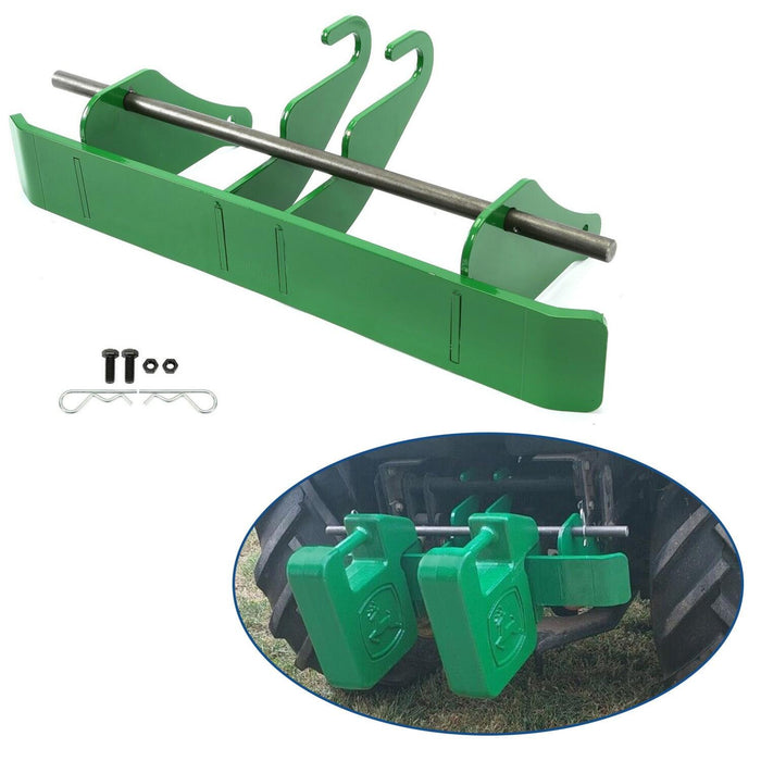 DURAFORCE Rear Weight Bar Bracket For John Deere 316 318 322 332 420 430 Counterweight
