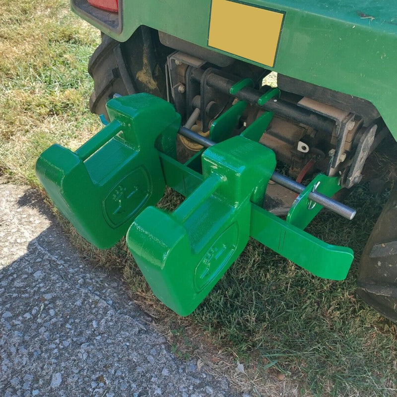 DURAFORCE Rear Weight Bar Bracket For John Deere 316 318 322 332 420 430 Counterweight