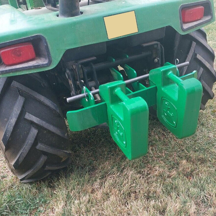DURAFORCE Rear Weight Bar Bracket For John Deere 316 318 322 332 420 430 Counterweight