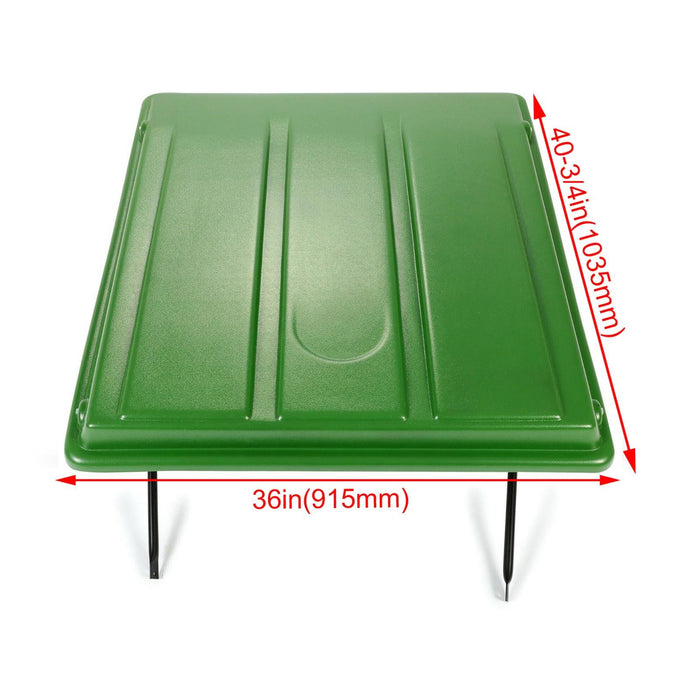 DURAFORCE Green Top Cab Canopy with Bracket For John Deere Compact Utility Tractors W/ROPS