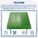 DURAFORCE Green Top Cab Canopy with Bracket For John Deere Compact Utility Tractors W/ROPS