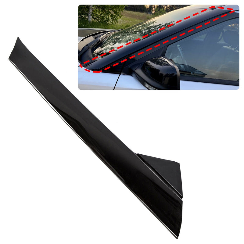 DURAFORCE For 2011-19 Ford Explorer Windshield Outer Trim Pillar Moulding Driver Left Side