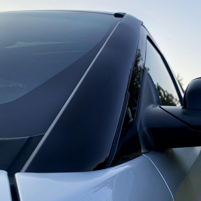 DURAFORCE For 2011-19 Ford Explorer Windshield Outer Trim Pillar Moulding Driver Left Side