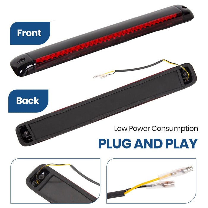 DURAFORCE For 1992-2004 Chevy Suburban/Yukon/Tahoe Red LED 3rd Third Brake Light Tail Lamp