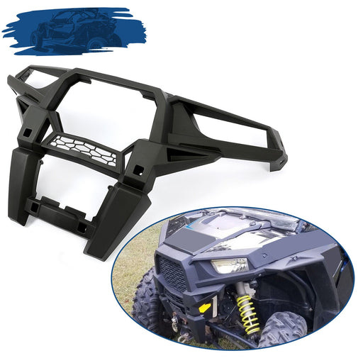 DURAFORCE Front Brush Guard Bumper Fascia For Polaris RZR XP S4 XP 4 1000 (2014+) - Black