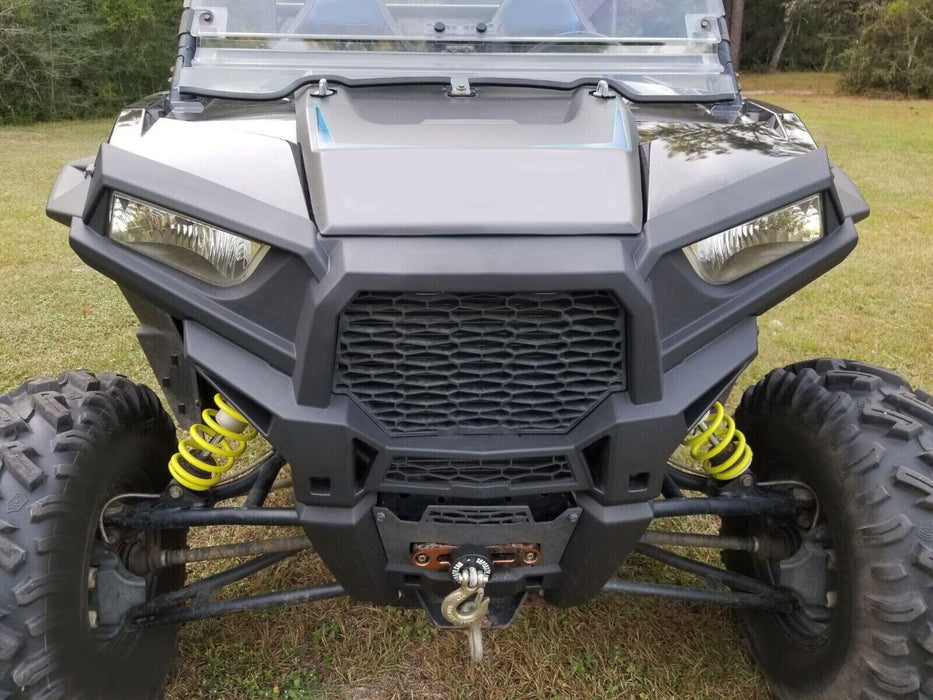 DURAFORCE Front Brush Guard Bumper Fascia For Polaris RZR XP S4 XP 4 1000 (2014+) - Black