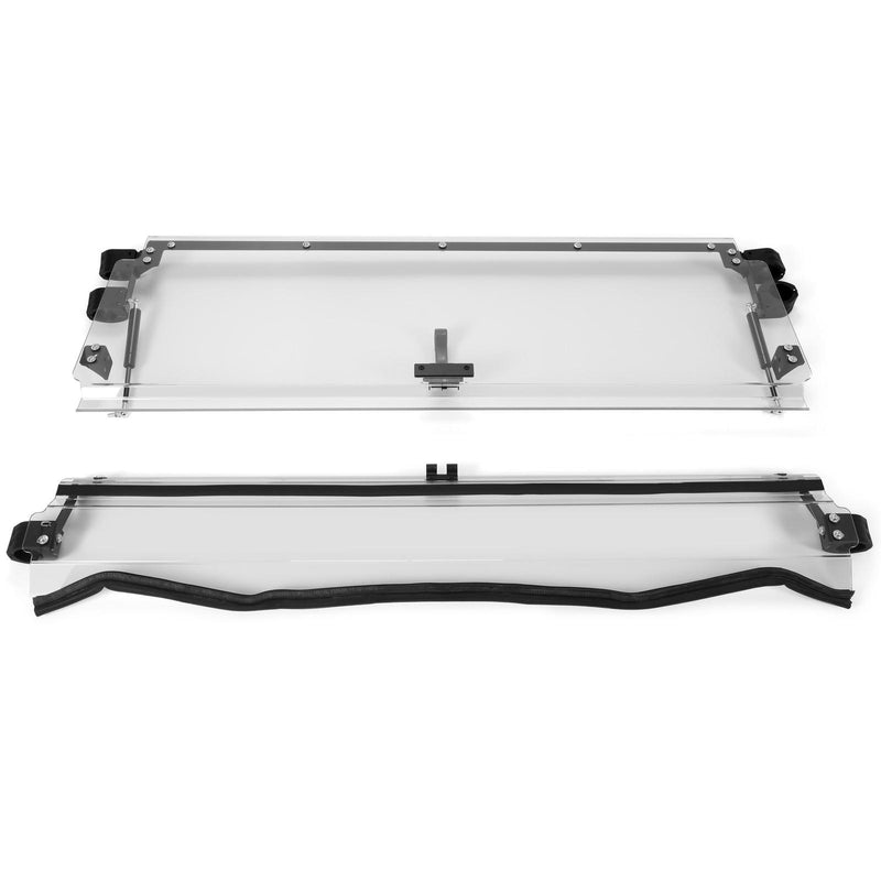 DURAFORCE Folding Flip Windshield Scratch Resistant For Kawasaki Teryx 4 800/ 4 S ,2016-23
