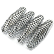 DURAFORCE 4PCS Stainless Steel Spring Handle For BBQ Smoker Grill Pit Wood Furnace Stove