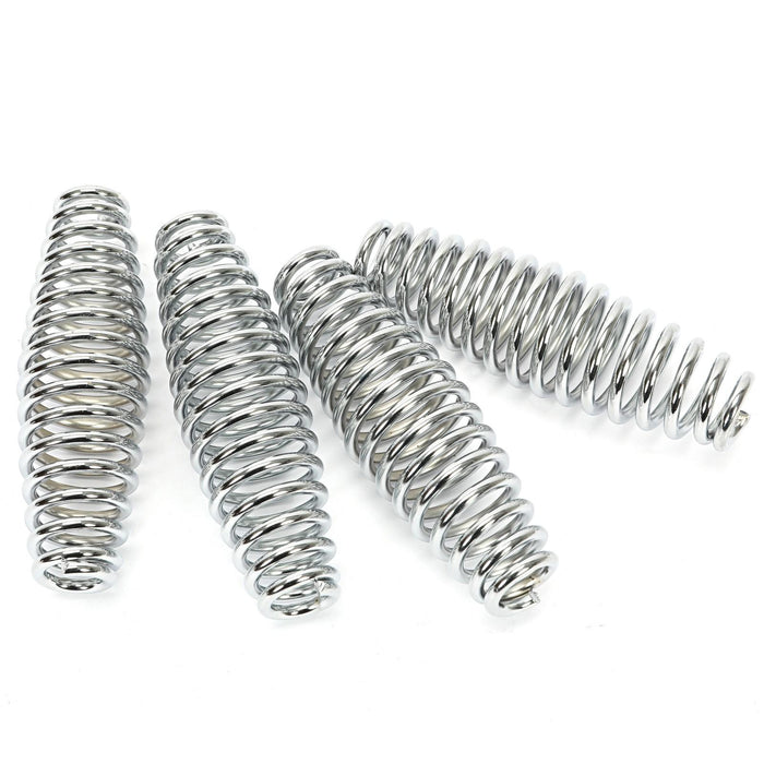 DURAFORCE 4PCS Stainless Steel Spring Handle For BBQ Smoker Grill Pit Wood Furnace Stove