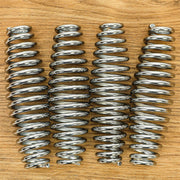 DURAFORCE 4PCS Stainless Steel Spring Handle For BBQ Smoker Grill Pit Wood Furnace Stove