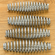 DURAFORCE 4PCS Stainless Steel Spring Handle For BBQ Smoker Grill Pit Wood Furnace Stove
