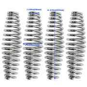 DURAFORCE 4PCS Stainless Steel Spring Handle For BBQ Smoker Grill Pit Wood Furnace Stove