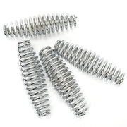 DURAFORCE 4PCS Stainless Steel Spring Handle For BBQ Smoker Grill Pit Wood Furnace Stove