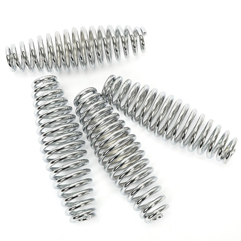 DURAFORCE 4PCS Stainless Steel Spring Handle For BBQ Smoker Grill Pit Wood Furnace Stove