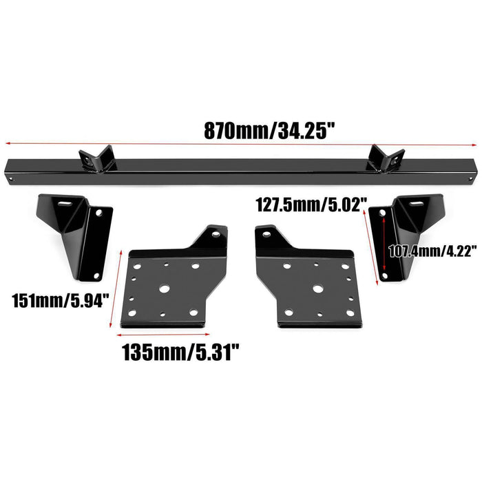 DURAFORCE Rear Shock Relocation Kit For 1968-74 Nova 1967-69 Chevy Camaro Pontiac Firebird