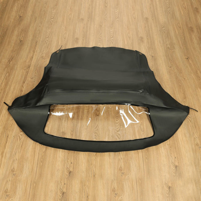 DURAFORCE For 96-02 BMW Z3 Convertible Soft Top Replacement & Plastic window Black & Clear