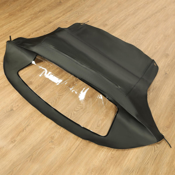 DURAFORCE For 96-02 BMW Z3 Convertible Soft Top Replacement & Plastic window Black & Clear
