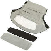 DURAFORCE For 96-02 BMW Z3 Convertible Soft Top Replacement & Plastic window Black & Clear