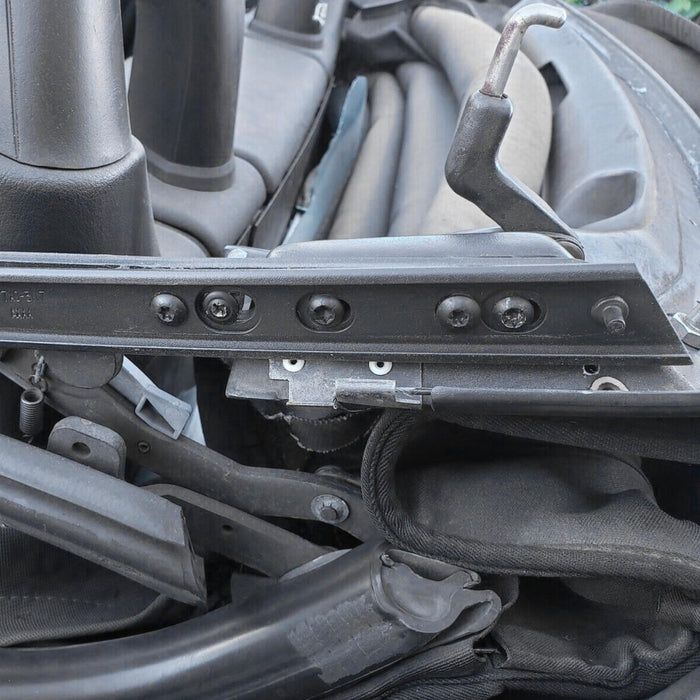 DURAFORCE For 96-02 BMW Z3 Convertible Soft Top Replacement & Plastic window Black & Clear