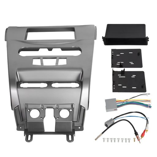 DURAFORCE For 08-11 Ford Focus Single or Double DIN Installation Dash Kit W/ Wire Harness