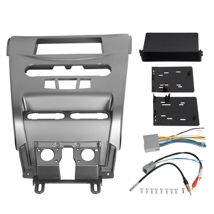 DURAFORCE For 08-11 Ford Focus Single or Double DIN Installation Dash Kit W/ Wire Harness