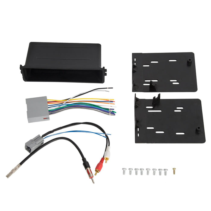 DURAFORCE For 08-11 Ford Focus Single or Double DIN Installation Dash Kit W/ Wire Harness