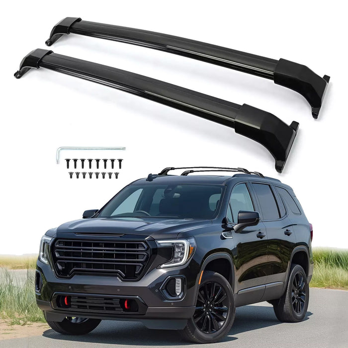 DURAFORCE For GMC Acadia 2017-2023 Roof Rack Rail Cross Bar Luggage Carrier Crossbars